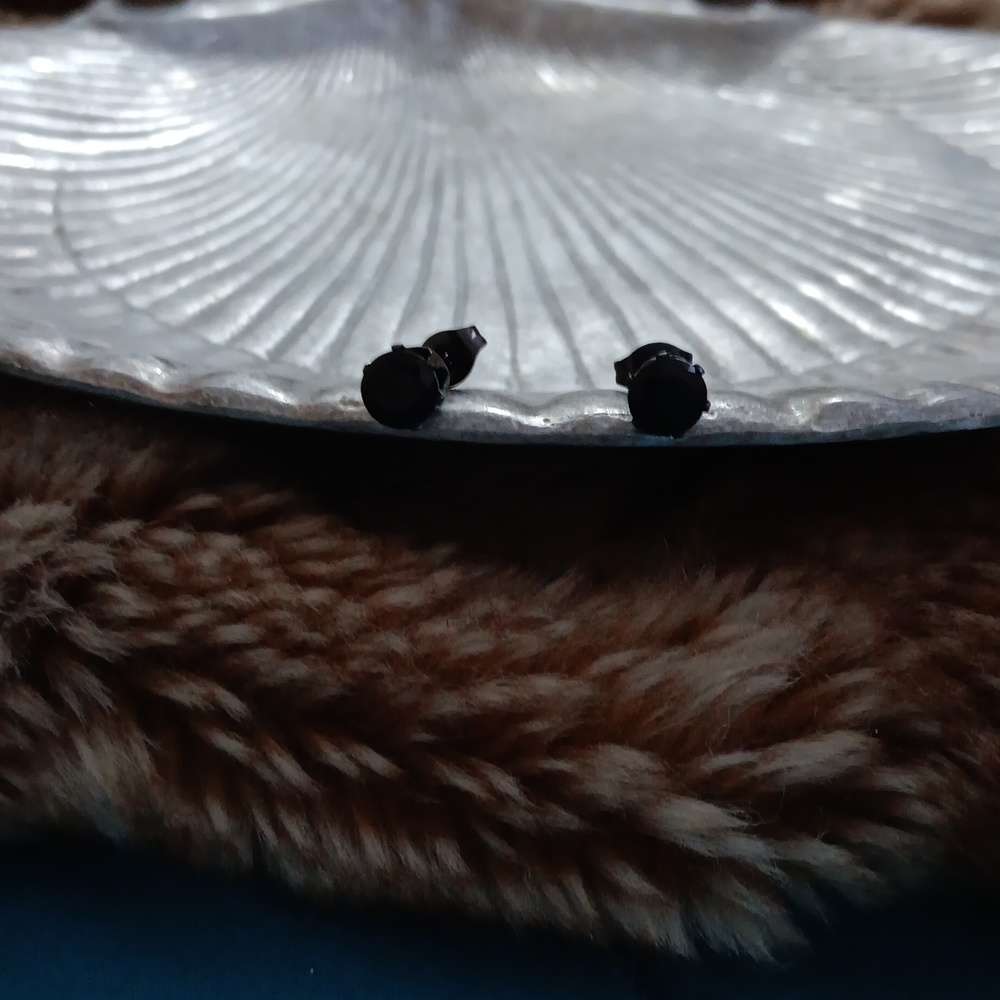 Black Diamond Earrings